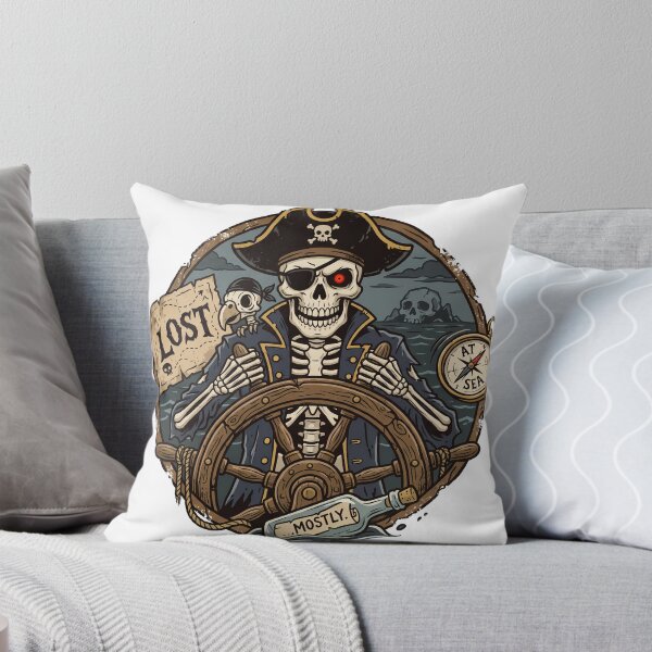 Item preview, Skeleton Steering a Giant Ship Wheel designed and sold by MisteryDesigner.