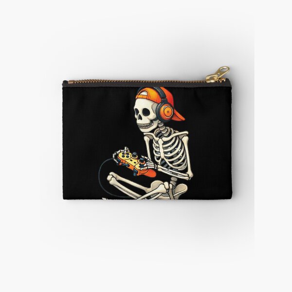 Item preview, Halloween Skeleton Gamer Video Gaming Boys Men Kids Tees designed and sold by PladypooZztrt.