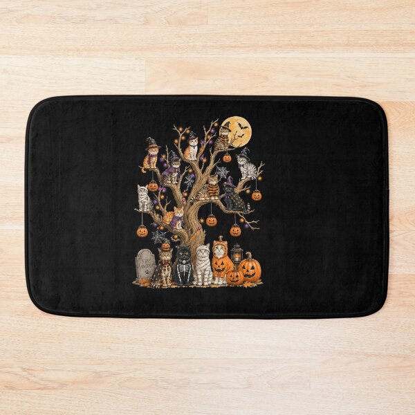 Item preview, Spooky Halloween Cats On The Tree Funny Cat Lover  designed and sold by Szartstudios.