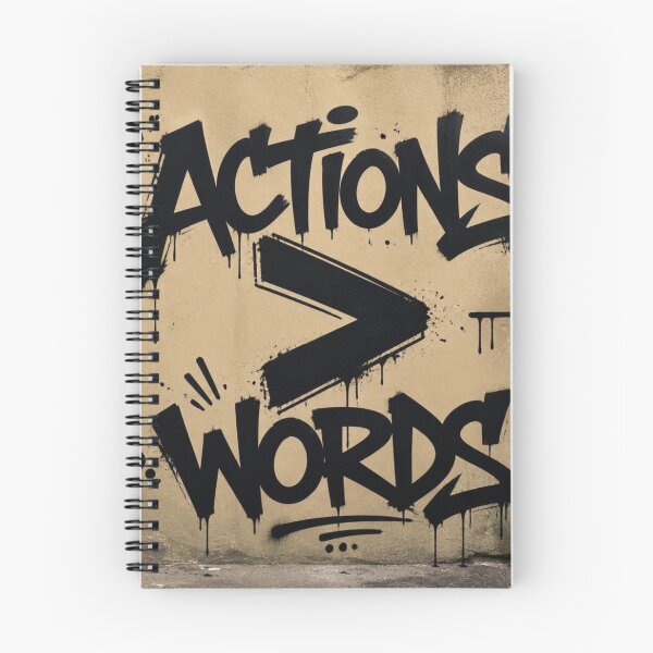 Item preview, Actions Speak Louder Than Words Graffiti designed and sold by Lespribos .