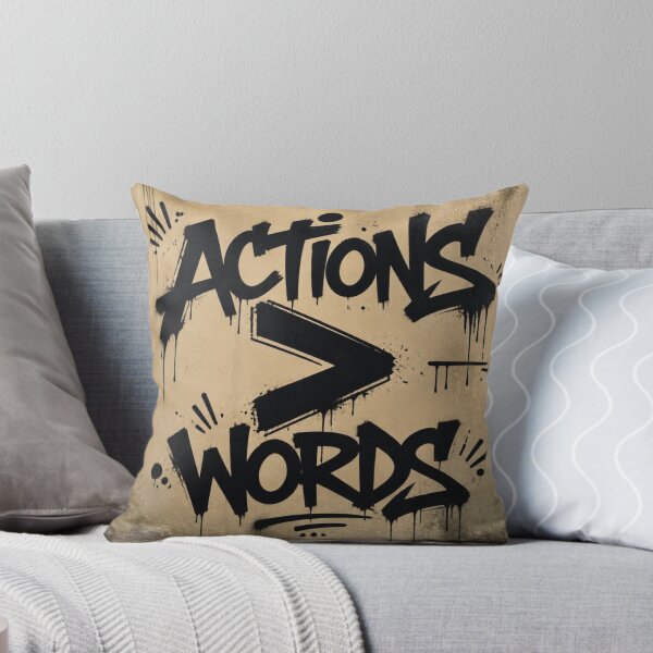 Item preview, Actions Speak Louder Than Words Graffiti designed and sold by Lespribos .