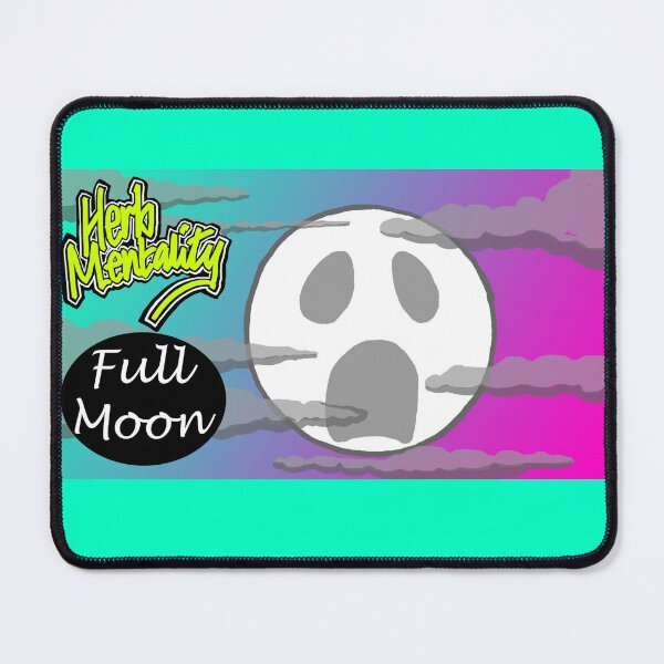 Item preview, Full Moon (teal) designed and sold by Herb-Mentality.