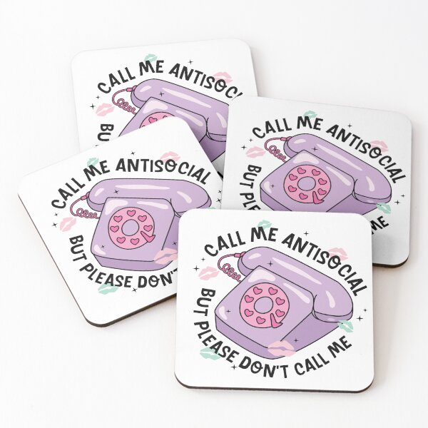 Item preview, Call Me Antisocial, But Please Don't Call Me designed and sold by The Inspo Edit.
