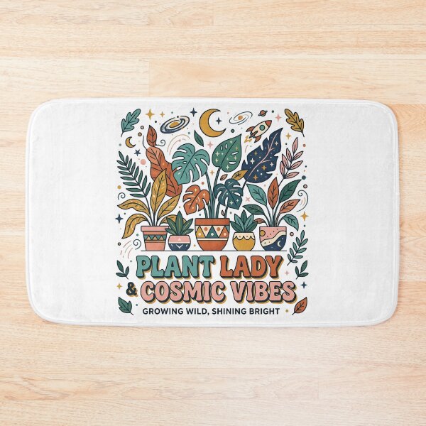 Item preview, plant lady & cosmic vibes designed and sold by decimalades.