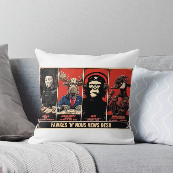 Item preview, Anonymous Mask Political Satire Poster designed and sold by THEDOWNLOADZ.