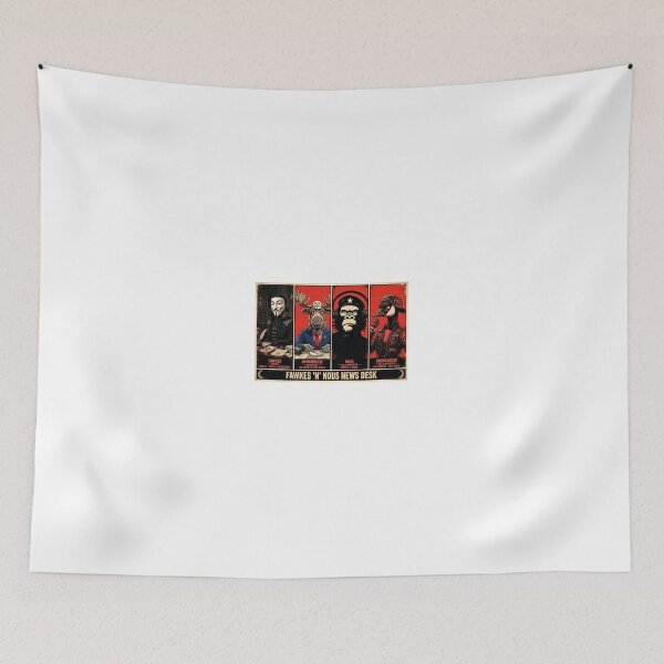 Item preview, Anonymous Mask Political Satire Poster designed and sold by THEDOWNLOADZ.
