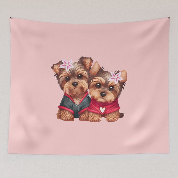 Item preview, Cute Yorkie puppies designed and sold by stormk10.