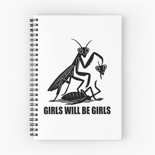 Item preview, Girls Will Be Girls Funny Mantis Dark Humor Shirt designed and sold by Phirivey.