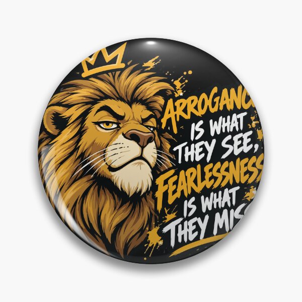 Item preview, Lion is fearlessness designed and sold by NaorsArt.
