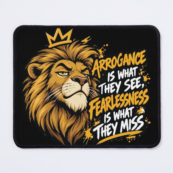 Item preview, Lion is fearlessness designed and sold by NaorsArt.