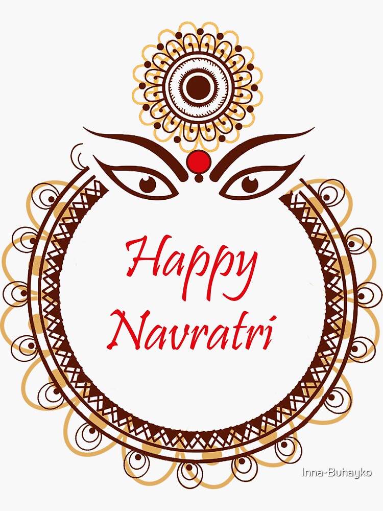 Happy Navratri / Navratri Mandala Art / Navratri Special Drawing / Step by  Step / Durga Mata Mandala | Happy navratri, Mandala art, Step by step  drawing