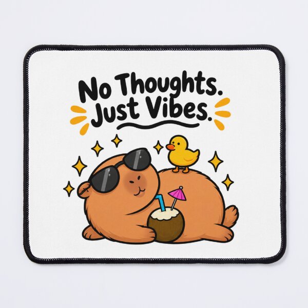 Item preview, Chill Capybara with Sunglasses and Duck – Cute Summer Vacation Coconut Drink Sticker designed and sold by Anstickerrr.