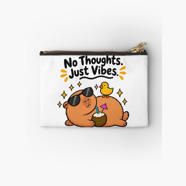 Item preview, Chill Capybara with Sunglasses and Duck – Cute Summer Vacation Coconut Drink Sticker designed and sold by Anstickerrr.