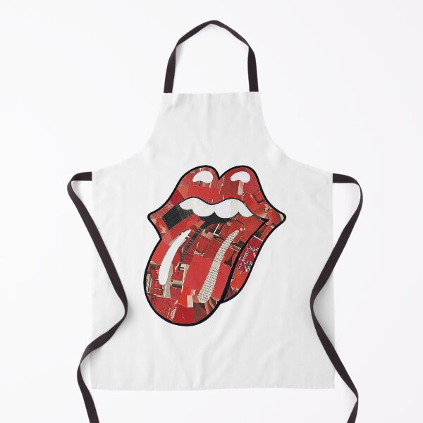 Item preview, Paper Collage Art Rolling Stones Tongue Logo designed and sold by TOM JACK.