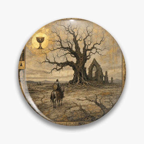 Item preview, The Blighted Earth: Sir Gawain in the Wasteland designed and sold by Stoneflower-Art.