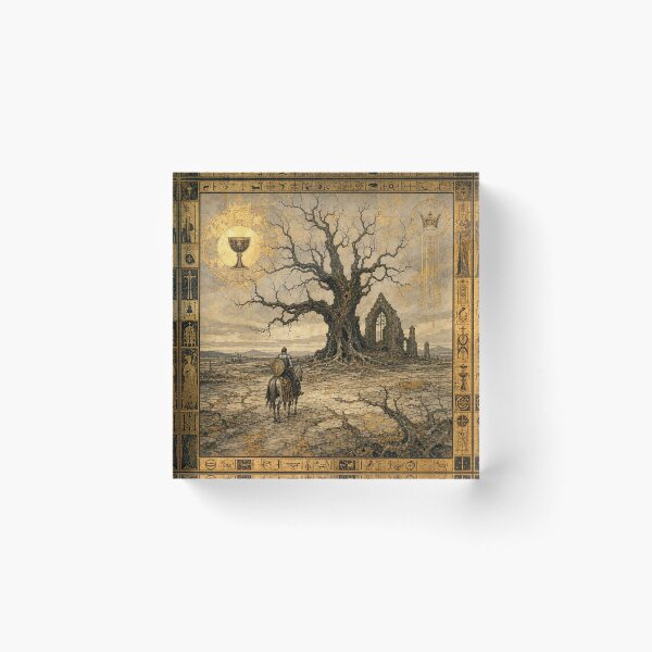 Item preview, The Blighted Earth: Sir Gawain in the Wasteland designed and sold by Stoneflower-Art.