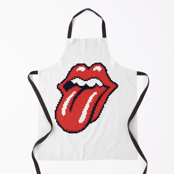 Item preview, Pixel Art Rolling Stones Tongue Logo designed and sold by TOM JACK.