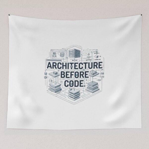 Item preview, Architecture Before Code Software Engineer Computer Science Design designed and sold by Amr Darwish Graphic designer.