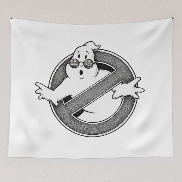 Item preview, Ghostbusters Logo Ecto-1 Street Reflection designed and sold by Bad-Decisions-Designs.
