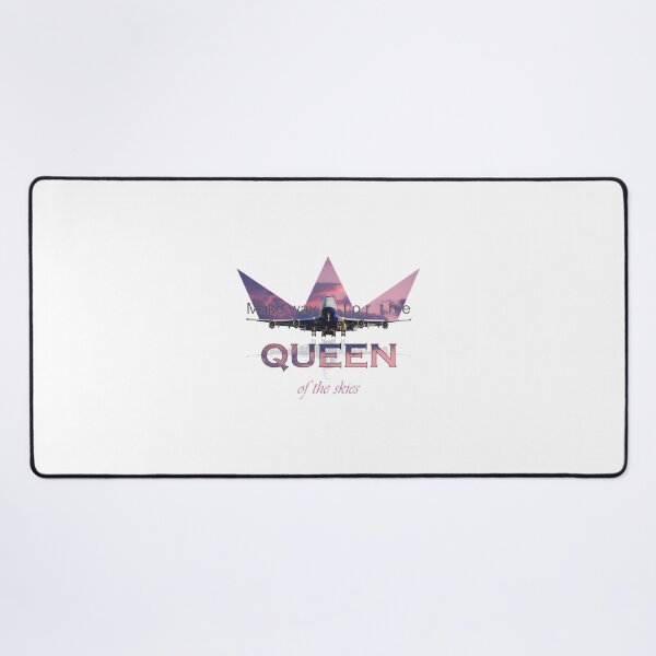 Item preview, Make Way for the Queen of the Skies Airplane Design with Crown Illustration designed and sold by The Zenless System.