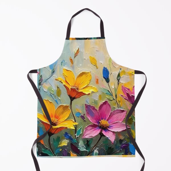 Item preview,  Central burst of fuchsia and yellow petals designed and sold by Creative Line Prints.