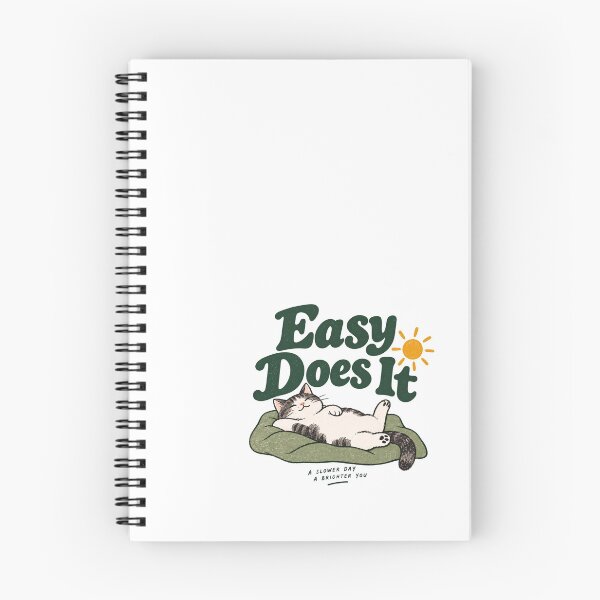 Item preview, Easy Does It – Cute Relaxing Cat Recovery Design designed and sold by GentleRecovery.