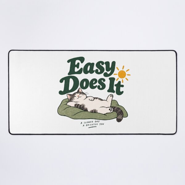 Item preview, Easy Does It – Cute Relaxing Cat Recovery Design designed and sold by GentleRecovery.