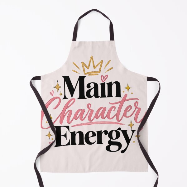 Item preview, Main Character Energy Crown Motivational Quote designed and sold by Sanika arts .