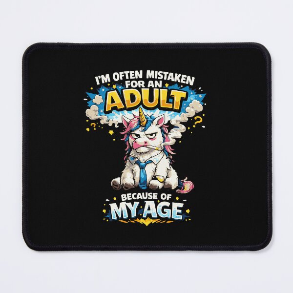Item preview, I'm Often Mistaken For An Adult Unicorn Humor designed and sold by FeverVoid.