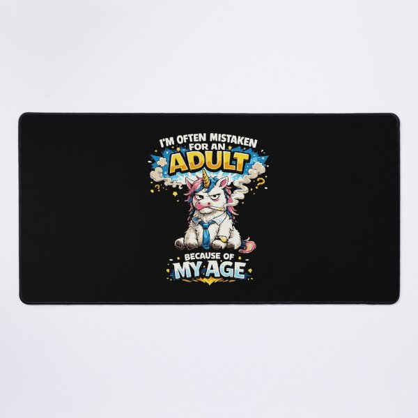 Item preview, I'm Often Mistaken For An Adult Unicorn Humor designed and sold by FeverVoid.