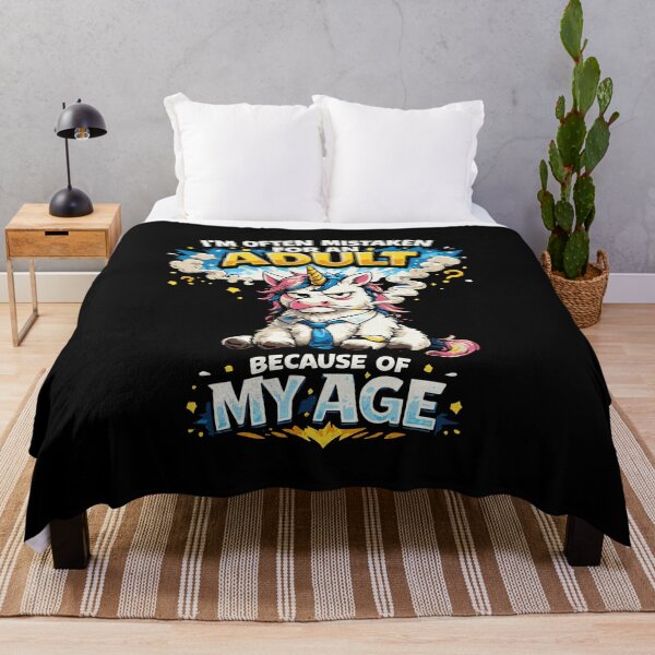 Item preview, I'm Often Mistaken For An Adult Unicorn Humor designed and sold by FeverVoid.