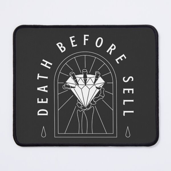 Item preview, Death Before Sell - Diamond Hands Crypto Motivational Design designed and sold by Ezarok.