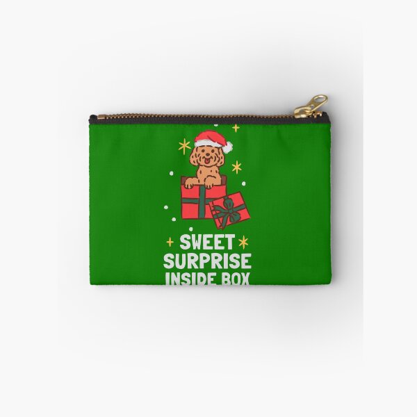 Item preview, Cute Puppy sitting inside Christmas Gift Box designed and sold by monkik.