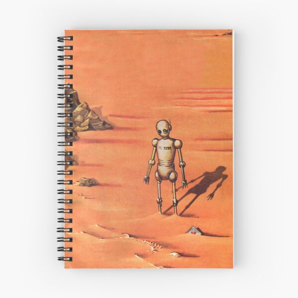 Item preview, Vintage Sci Fi Wall Art, Retro Robot Desert Print, Ed Emshwiller 1955 Science Fiction Illustration designed and sold by RickE.