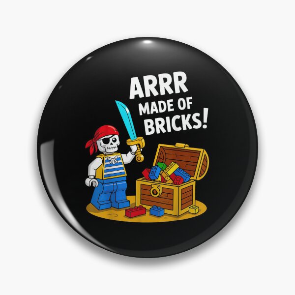 Item preview, Spooky Toy Block Pirate Treasure Chest Building Bricks Shirt designed and sold by MandrakeCreati.