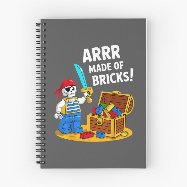 Item preview, Spooky Toy Block Pirate Treasure Chest Building Bricks Shirt designed and sold by MandrakeCreati.