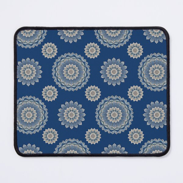 Item preview, Blue Mandala Floral Pattern – Vintage Ornamental Boho Flower Design designed and sold by Mousy17.