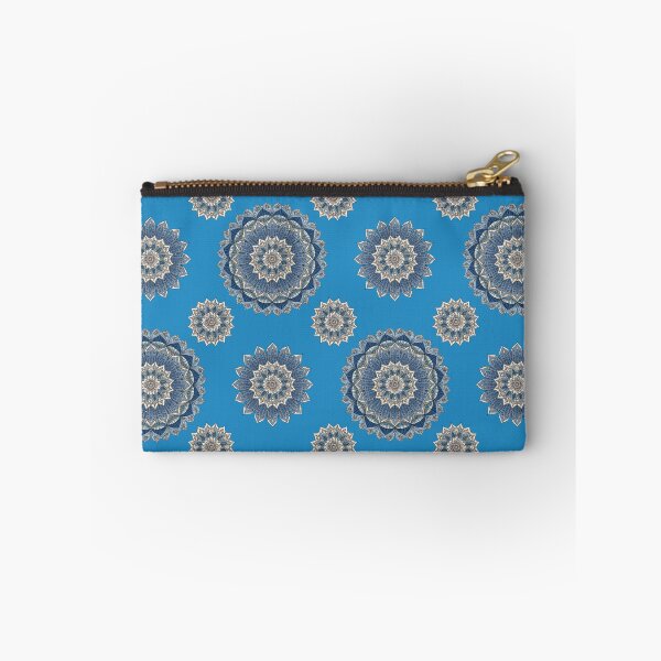 Item preview, Blue Mandala Floral Pattern – Vintage Ornamental Boho Flower Design designed and sold by Mousy17.