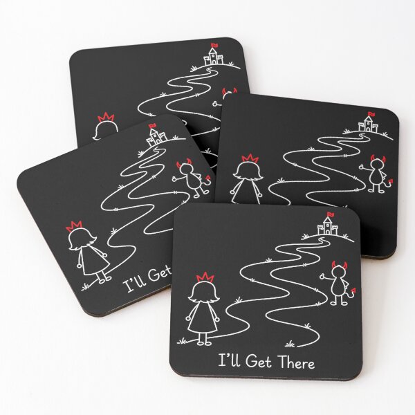 Item preview, I'll Get There – Motivational Journey Line Art designed and sold by byMosia.