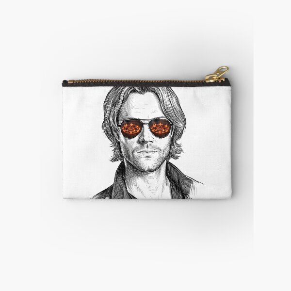 Item preview, Sam Winchester Fiery Devil's Trap Reflection designed and sold by Bad-Decisions-Designs.