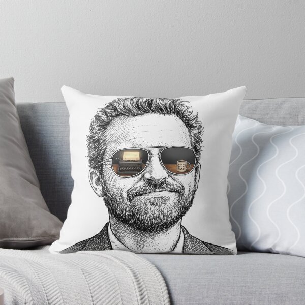 Item preview, Chuck Shurley Typewriter Mug Reflection designed and sold by Bad-Decisions-Designs.