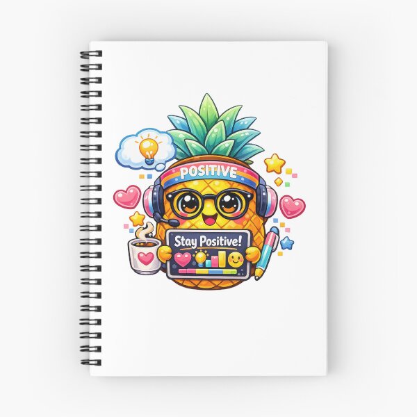 Item preview, Stay Positive – Pastel Kawaii Pineapple Motivation  designed and sold by Sommium .