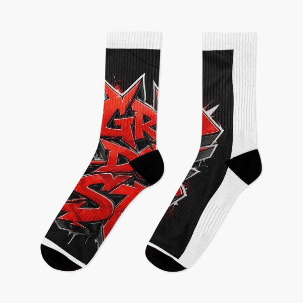 Item preview, Grind Don't Stop Red Graffiti Streetwear designed and sold by Lespribos .