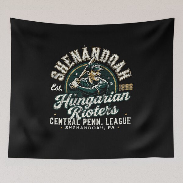 Item preview, Shenandoah Hungarian Rioters Est 1888 Vintage Baseball Design designed and sold by CaChimShop.