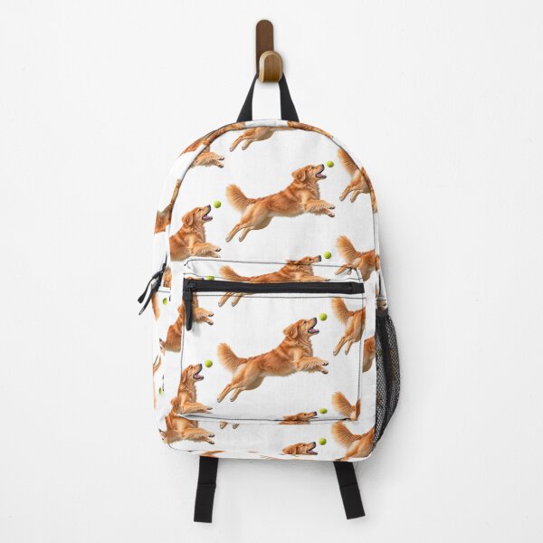 Item preview, Golden Retriever Jumping for Tennis Ball Dog designed and sold by BackgroundND.
