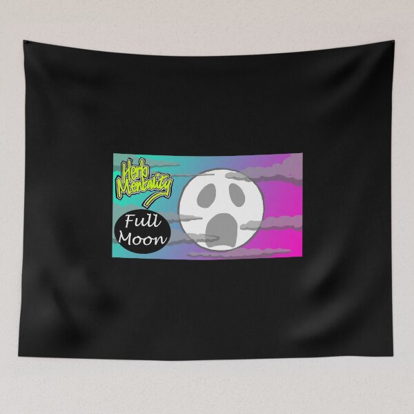 Item preview, Full Moon (black) designed and sold by Herb-Mentality.