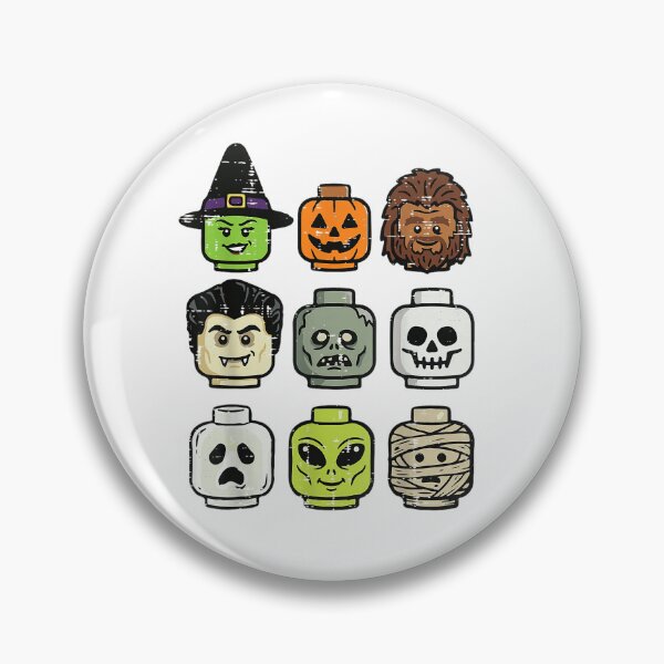 Item preview, Halloween Monster Toy Building Blocks Brick Heads Shirt designed and sold by Minranshop.