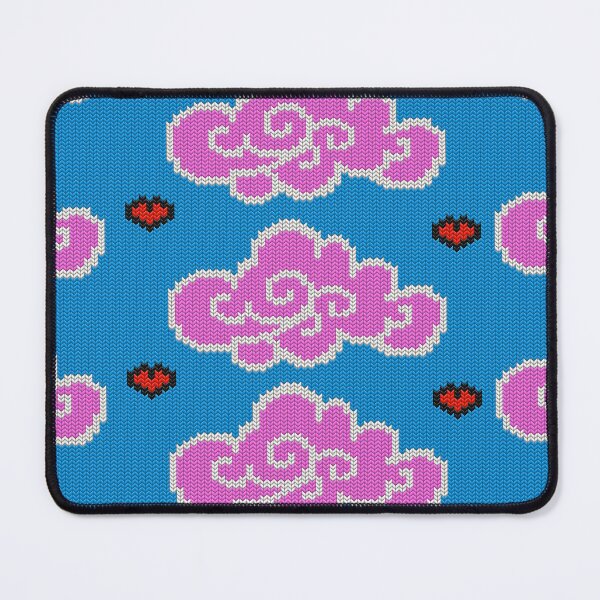Item preview, Pink Akatsuki Clouds Kawaii Knit Pattern designed and sold by RomaRook.