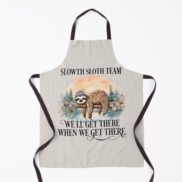 Item preview, Humorous Sloth Running Team - We'll Get There When We Get There designed and sold by gear-posters.