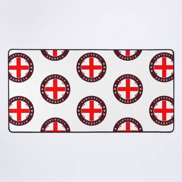 Item preview, Samtredia Georgia Georgian Flag Souvenir Round Badge Crest designed and sold by jeshands.